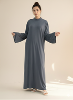 Heba Lightweight Knit Abaya Dress (8 Colors)