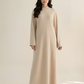 Heba Lightweight Knit Abaya Dress (8 Colors)
