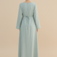 Maanah linen blend dress with slip (3 Colors)