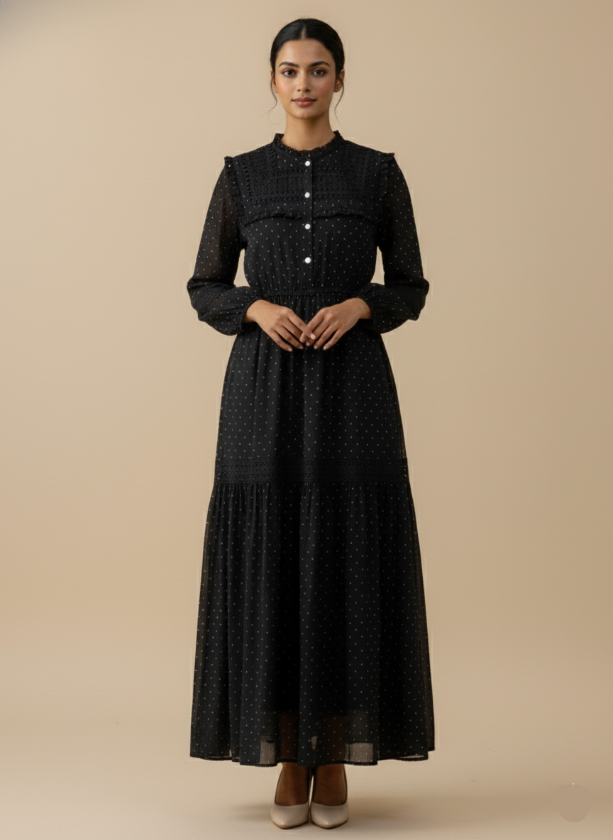 Hadeeqa rhinestone dress (9 Colors)