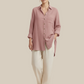 Ghizlan Cotton modest tunic shirt - Everyday Light shirt