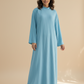 Heba Lightweight Knit Abaya Dress (8 Colors)