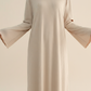 Heba Lightweight Knit Abaya Dress (8 Colors)