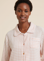 Soft Gingham Cotton Lounge Set