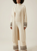 Keffiyeh knit 3 piece Co-ord set