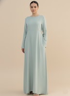 Maanah linen blend dress with slip (3 Colors)
