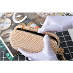 Jacqueline pearl clutch bag(2 Colors)