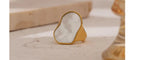 Anastasia Irregular Natural Shell  Rings