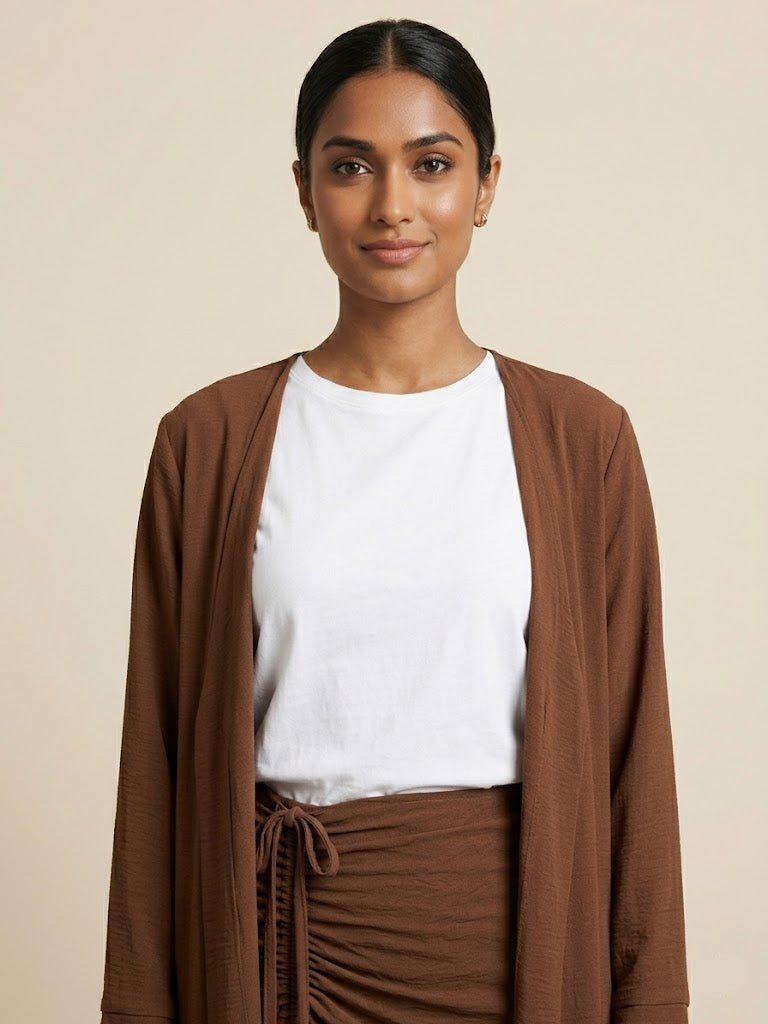 Elara Skirt -Cardigan Set (4 Colors)