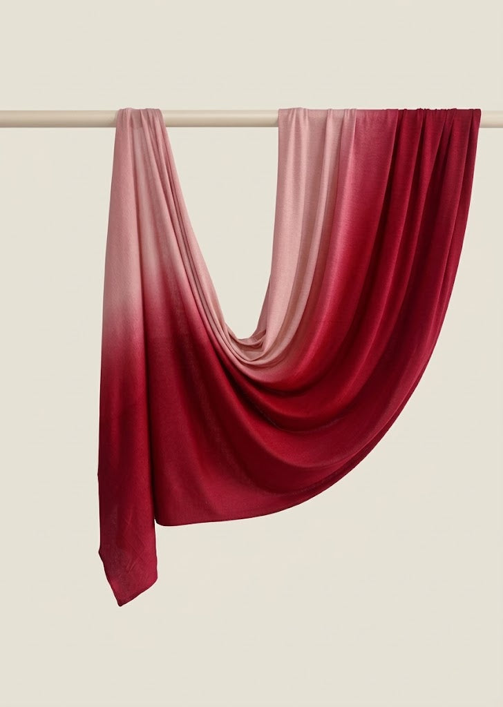 Ombre jersey hijabs- 20 Colors
