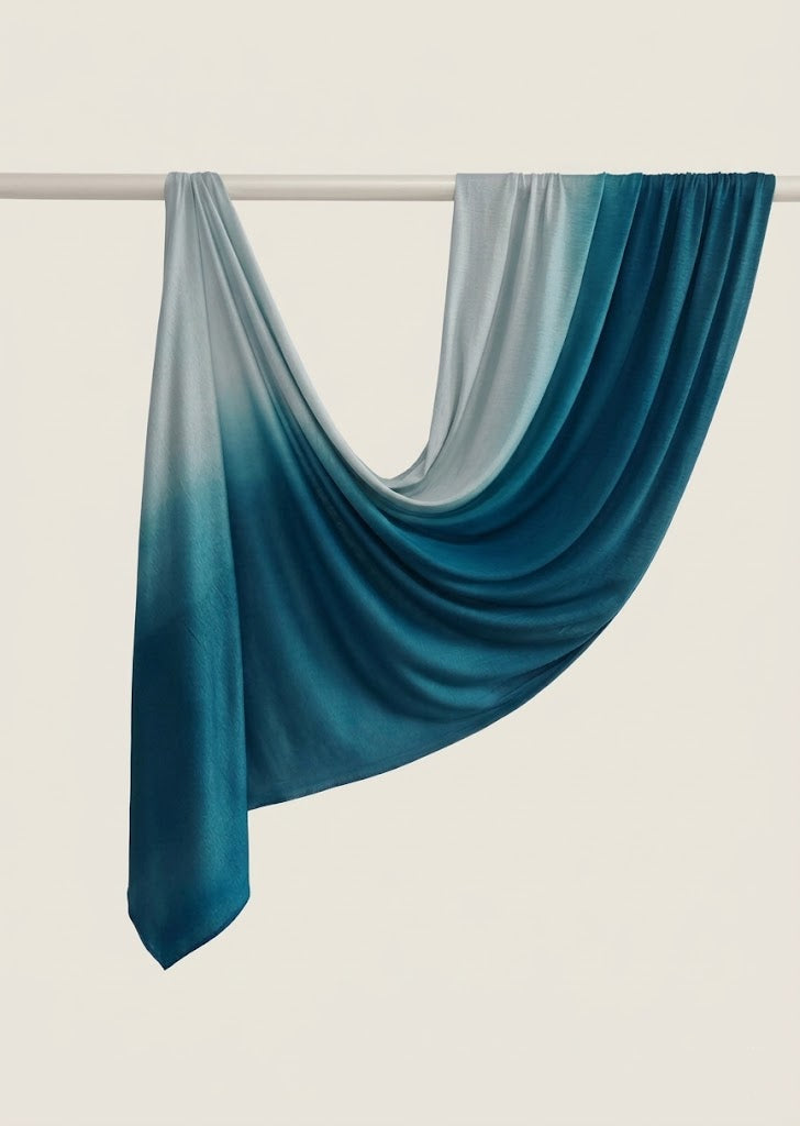 Ombre jersey hijabs- 20 Colors
