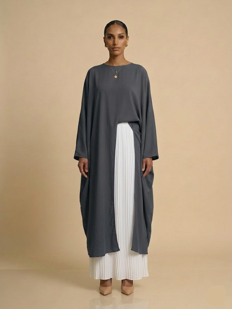 Ramiza Curved slit Top (2 Colors)