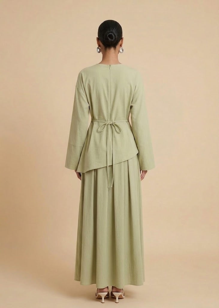 Maqboola Two piece skirt set (6 Colors)