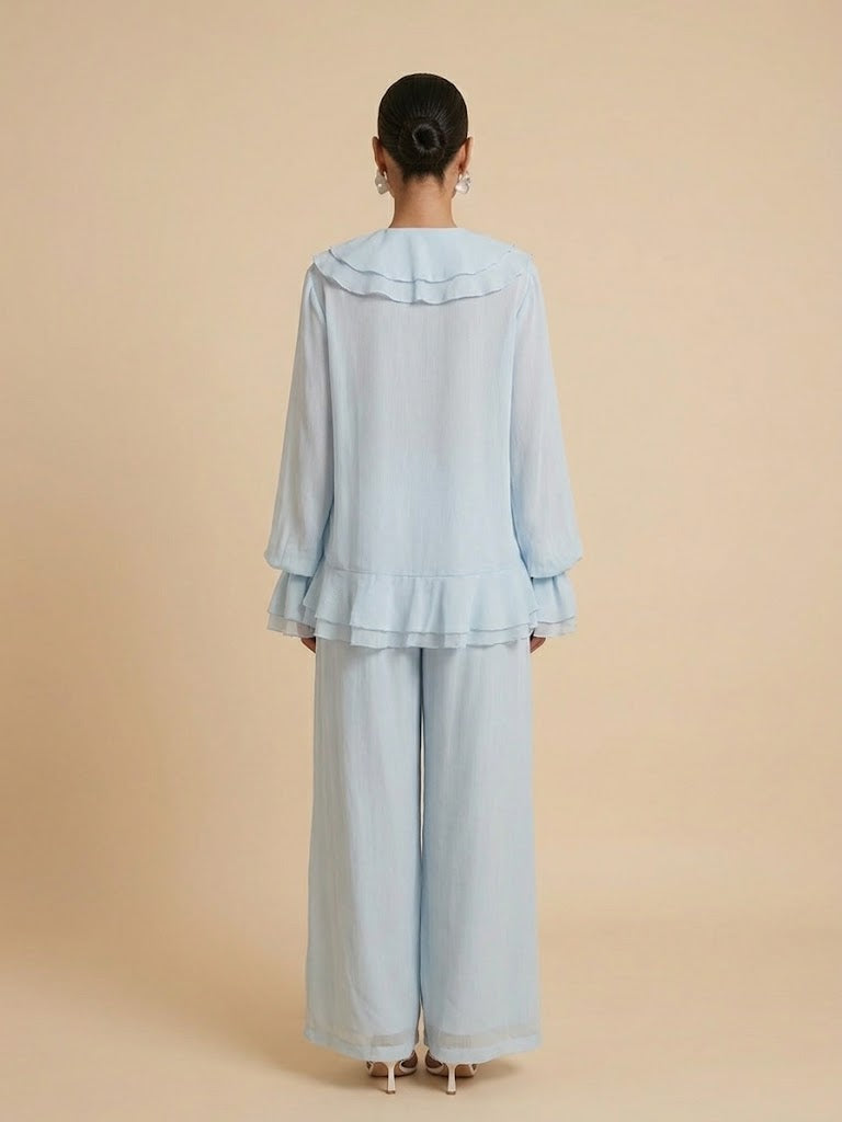 Fawziya  Ruffled Co-Ord Set