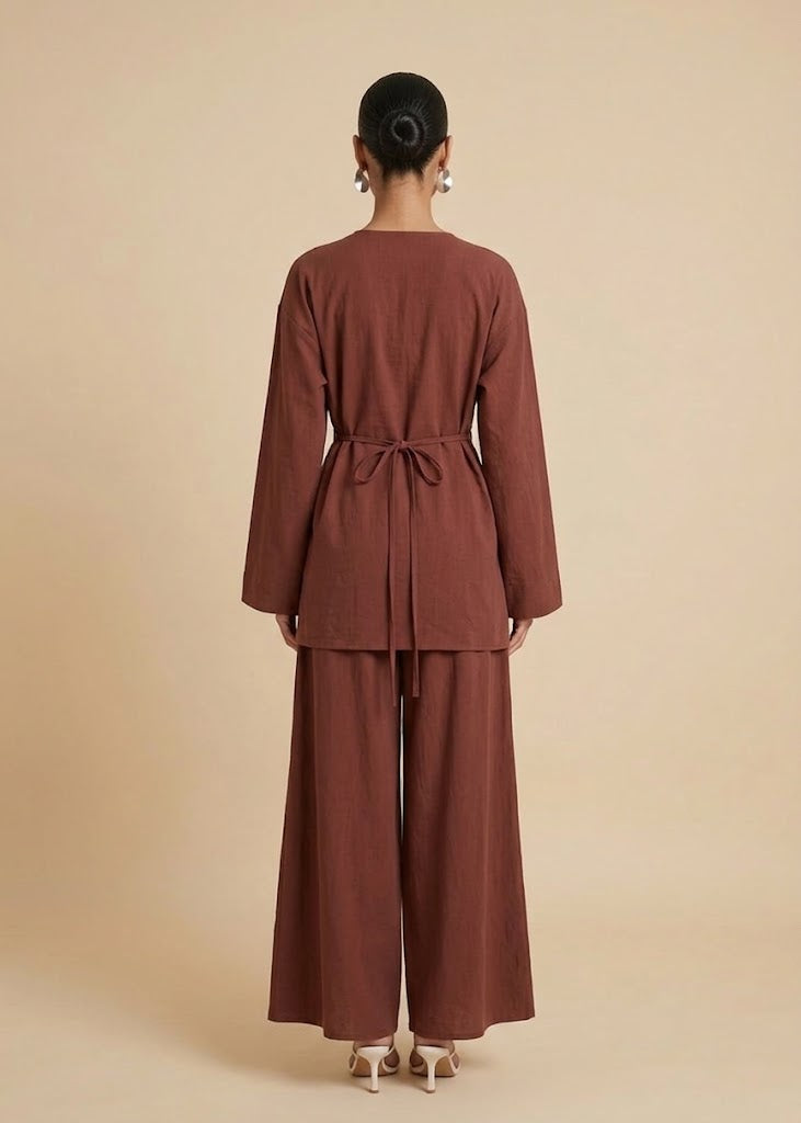 Nawal Button-Down Set(2 Colors)