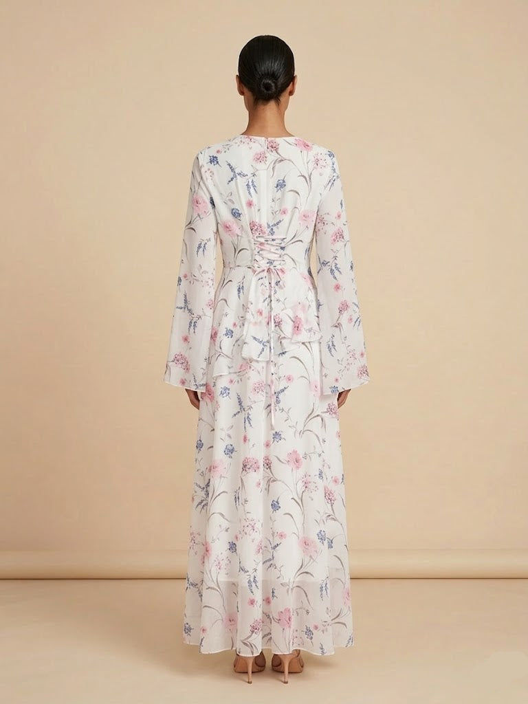 Blush Meadow Maxi Dress
