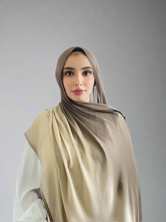 Ombre modal hijabs