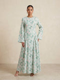 Mohsana Cotton Floral Lace-Up Dress (2 colors)
