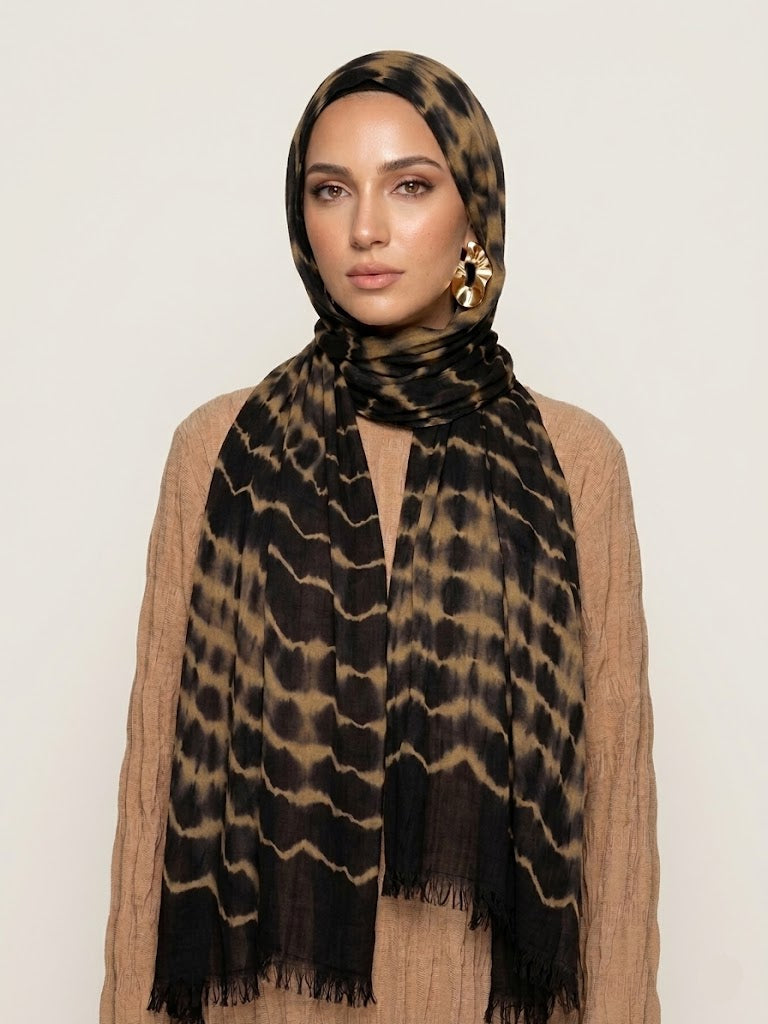 Dune Ripple Crinkle Modal Hijab