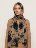 Mocha splash Crinkle Modal Hijab