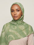 Olive Sunburst Modal Hijab