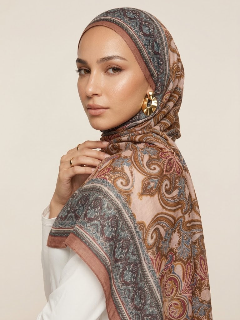 Antique Roswood Modal Hijab