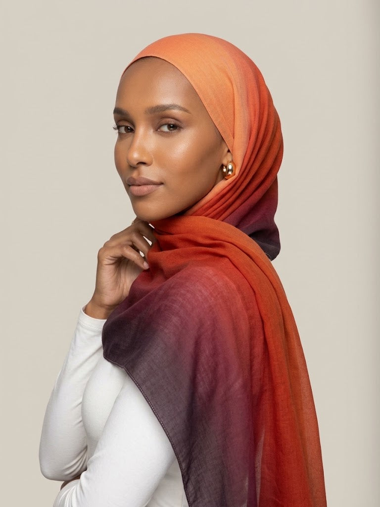 Burnt Sunset Modal Hijab