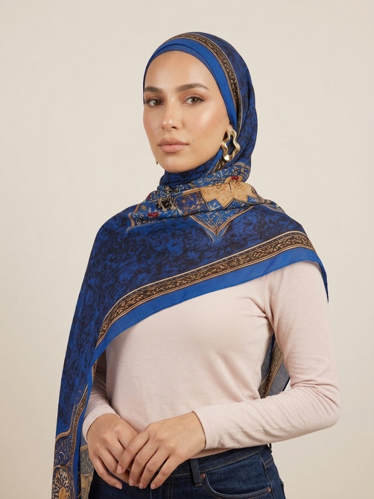 Royal Medallion Modal Hijab