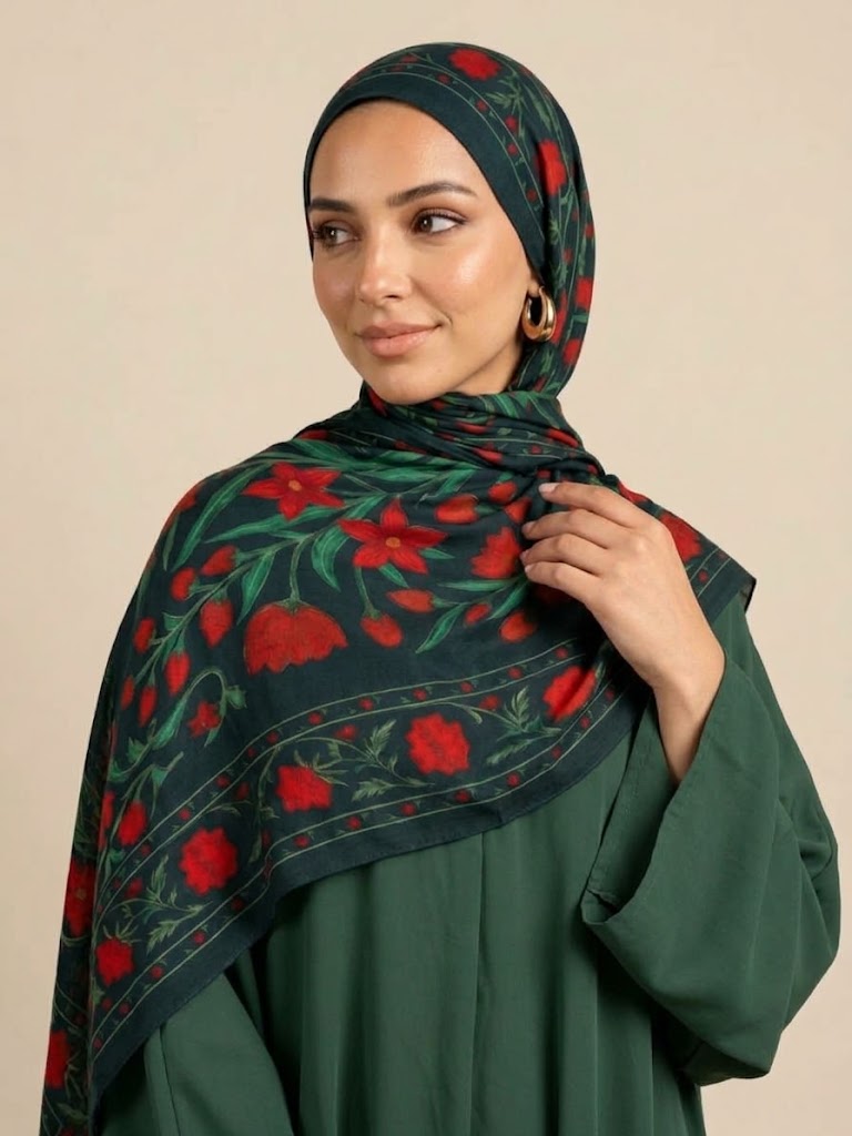 Persian Garden Modal Hijab