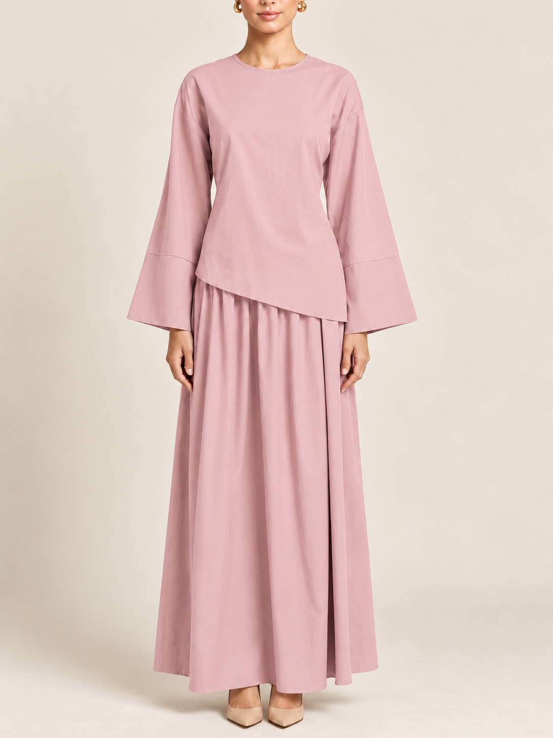 Maqboola Two piece skirt set (6 Colors)