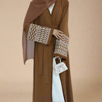 Palestinian Keffiyeh inspired Kimono Abaya Robe (5 colors)