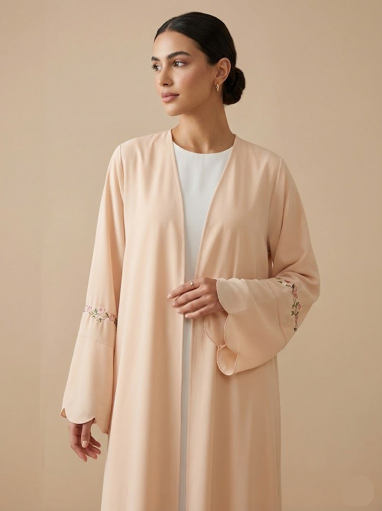 Meadow Mist Embroidered Abaya