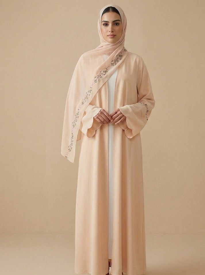 Meadow Mist Embroidered Abaya
