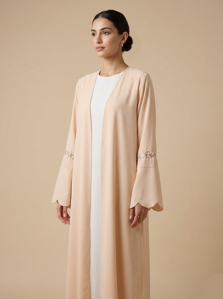 Meadow Mist Embroidered Abaya