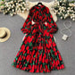 Floral pleated dress