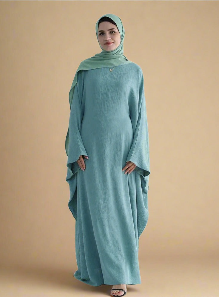 Kaheesha Inner tie abaya dress (8 Colors)