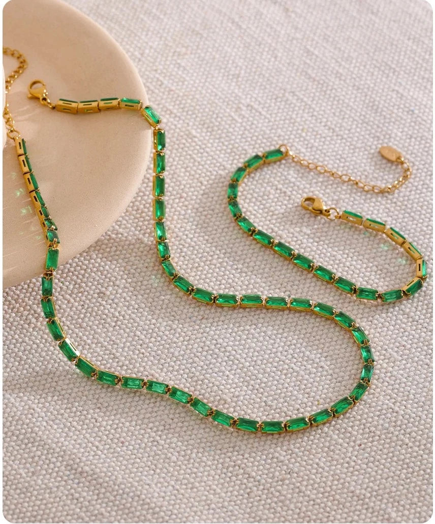 June Necklace+ Bracelet(2 Colors)