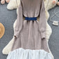 Zahra Knitted Ruffled Dress