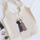 Hijabi Girl Print Tote Bag