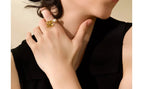 Emily Charm Flower Ring