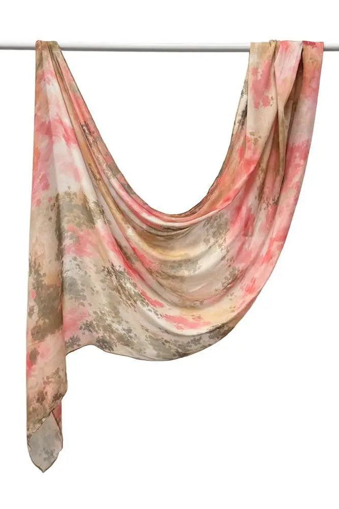 Wrinkle proof viscose blend printed hijabs