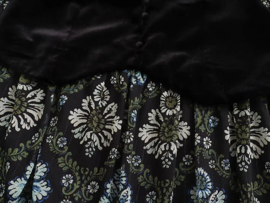 Kenzie Velvet Vest Patchwork Printed tunic(3Colors)
