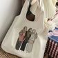 Hijabi Girl Print Tote Bag