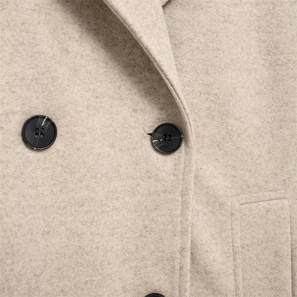 Lujain double breasted jacket(7 Colors)