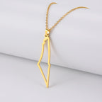 Palestine flag-inspired necklace (2 styles)
