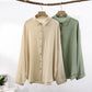 Caylie muslin cotton modest casual shirt