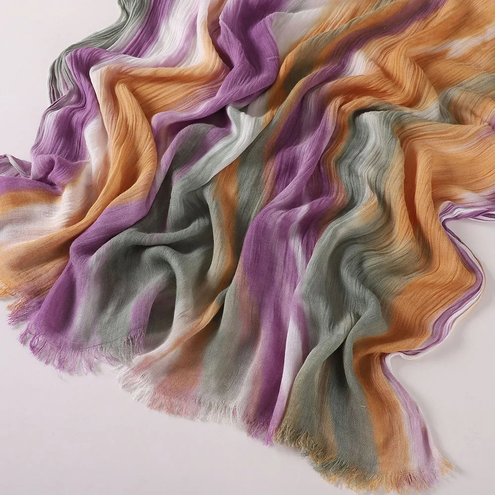 Lubana Tie-Dye Crinkle Modal Hijabs