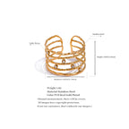 Ember Adjustable Layered Ring