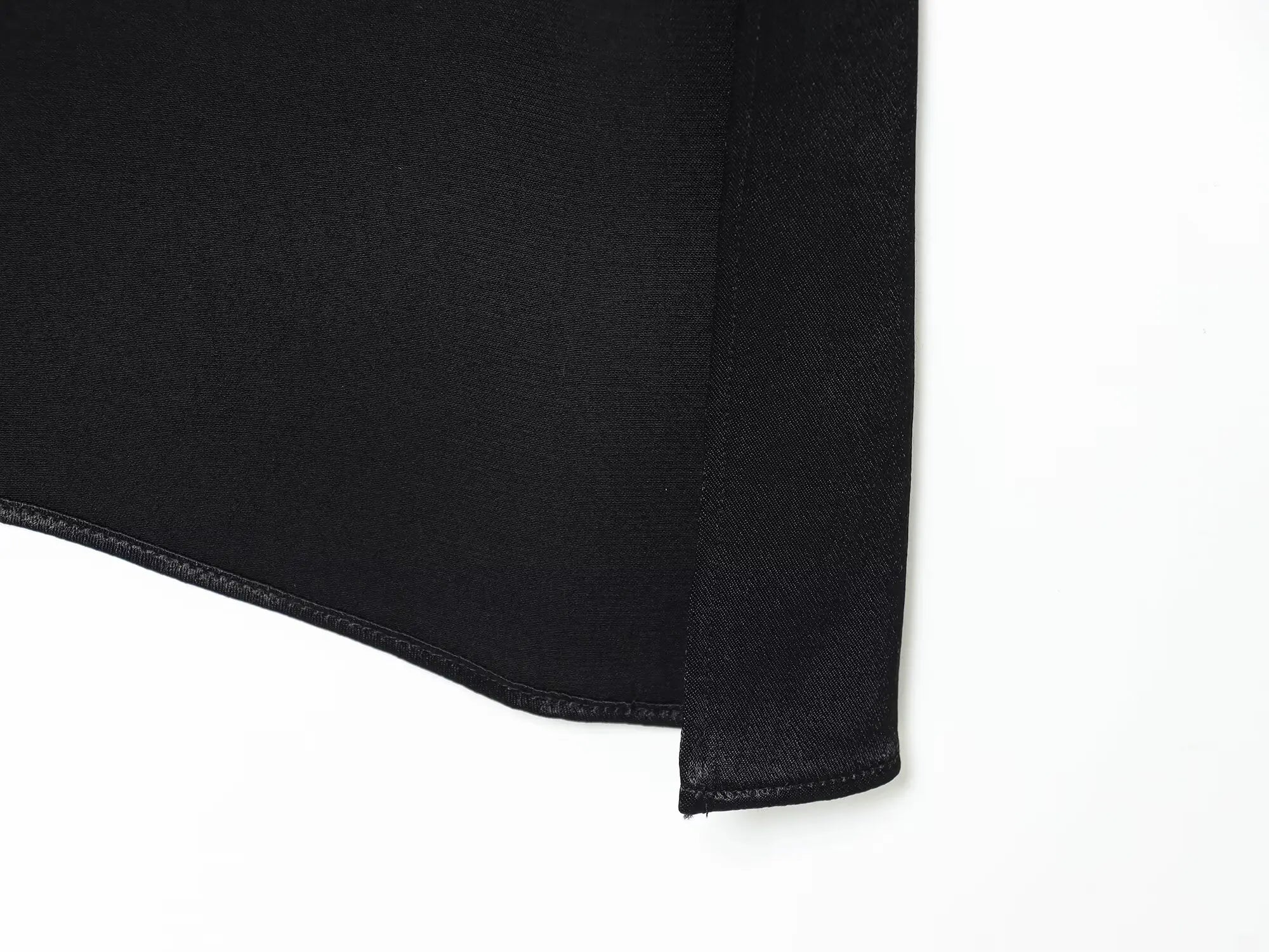 Imrana Asymmetric Satin Tunic Top