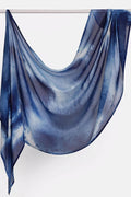 Water color Print Modal Hijab-Blue tie dye